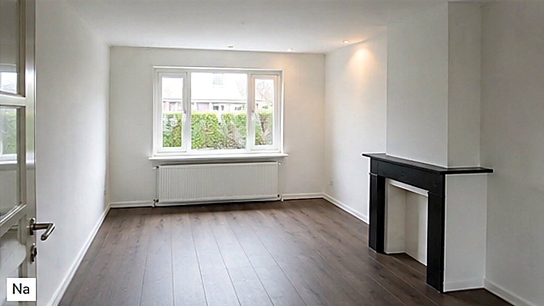 Woonkamer renovatie